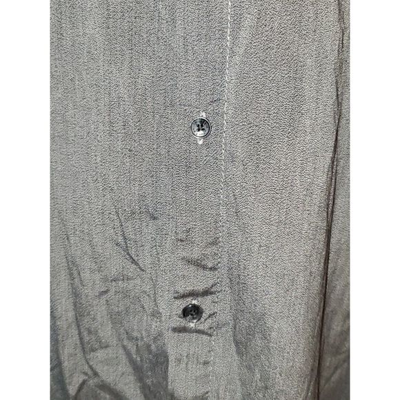 Calvin Klein Men's Shirt Button Up Long Sleeved Dark Gray Size XXL - Picture 8 of 12